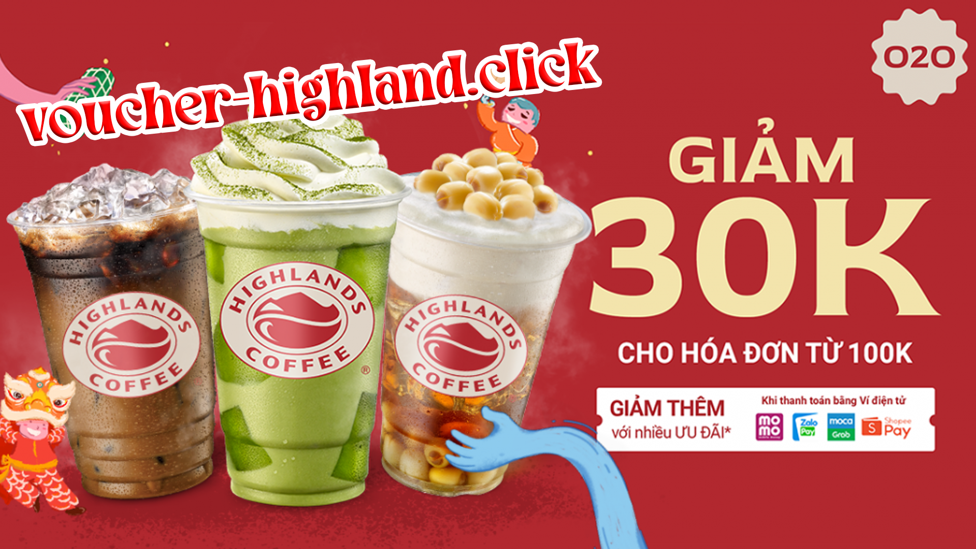 Highlands – Mã giảm 30k